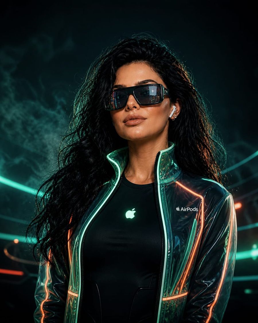 Cyberpunk Neon Fashion Portrait — GPT Image 2 image prompt example