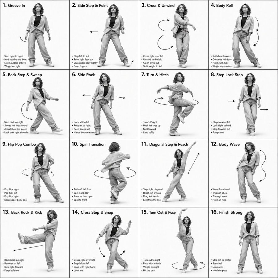 Dance Sequence Choreography Guide — GPT Image 2 image prompt example