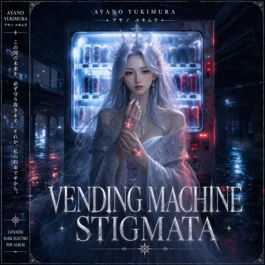 Dark Electro Album Cover — GPT Image 2 image prompt example