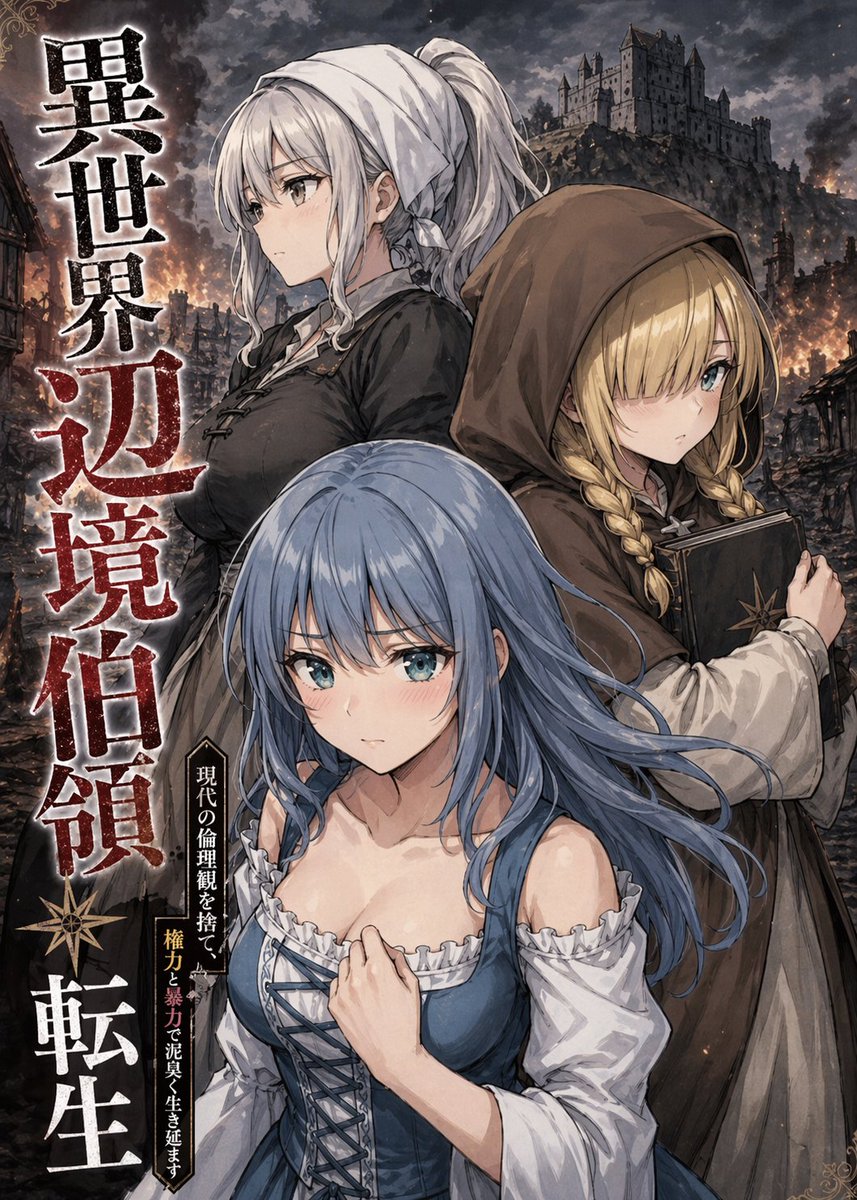 Dark Fantasy Isekai Novel Cover — GPT Image 2 image prompt example