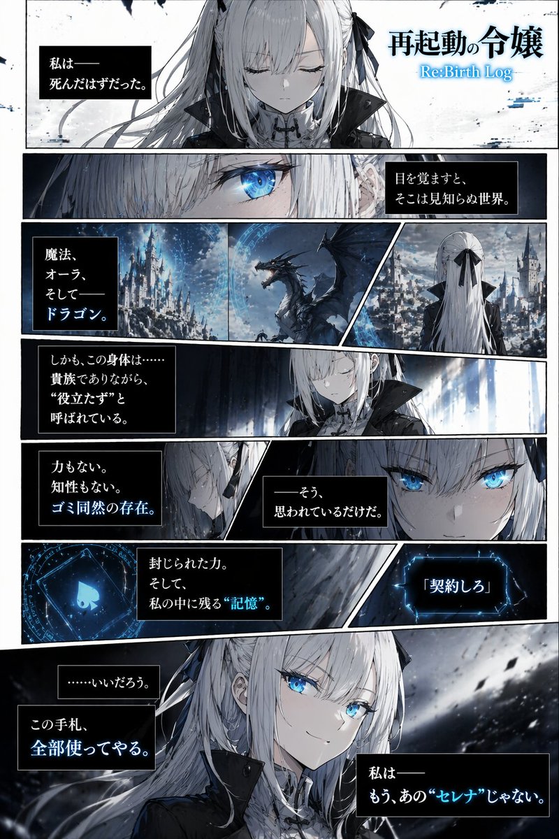 Dark Fantasy Manga Page — GPT Image 2 image prompt example