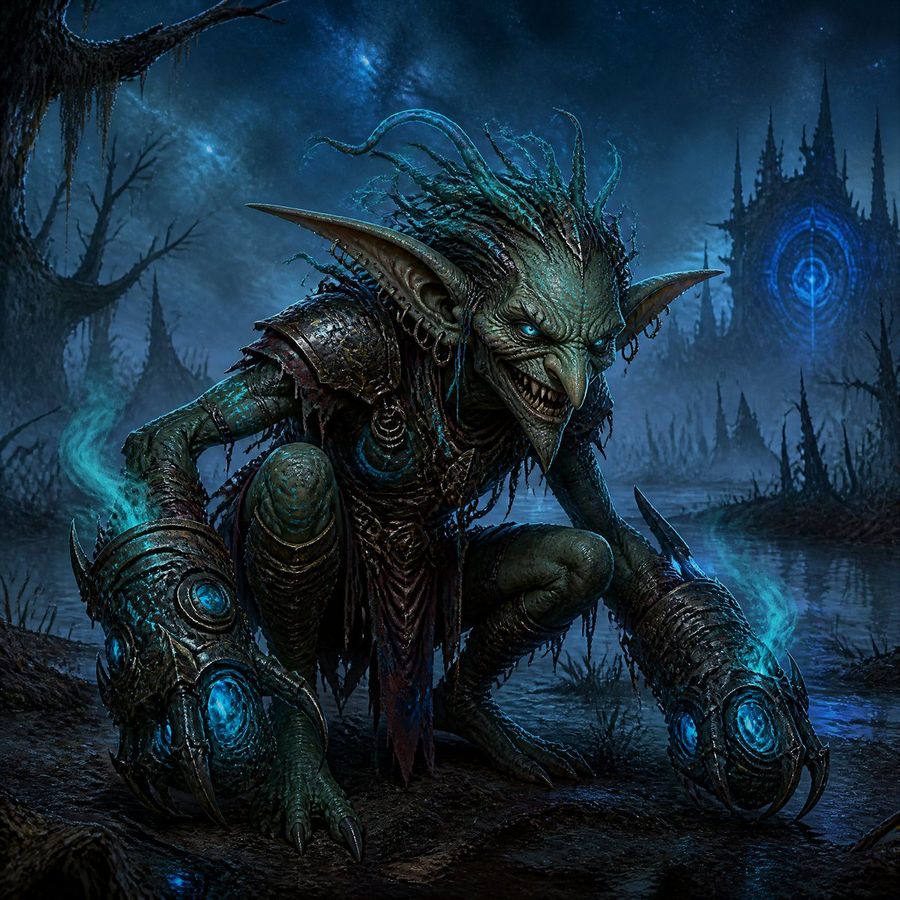 Dark Goblin Shaman Art — GPT Image 2 image prompt example