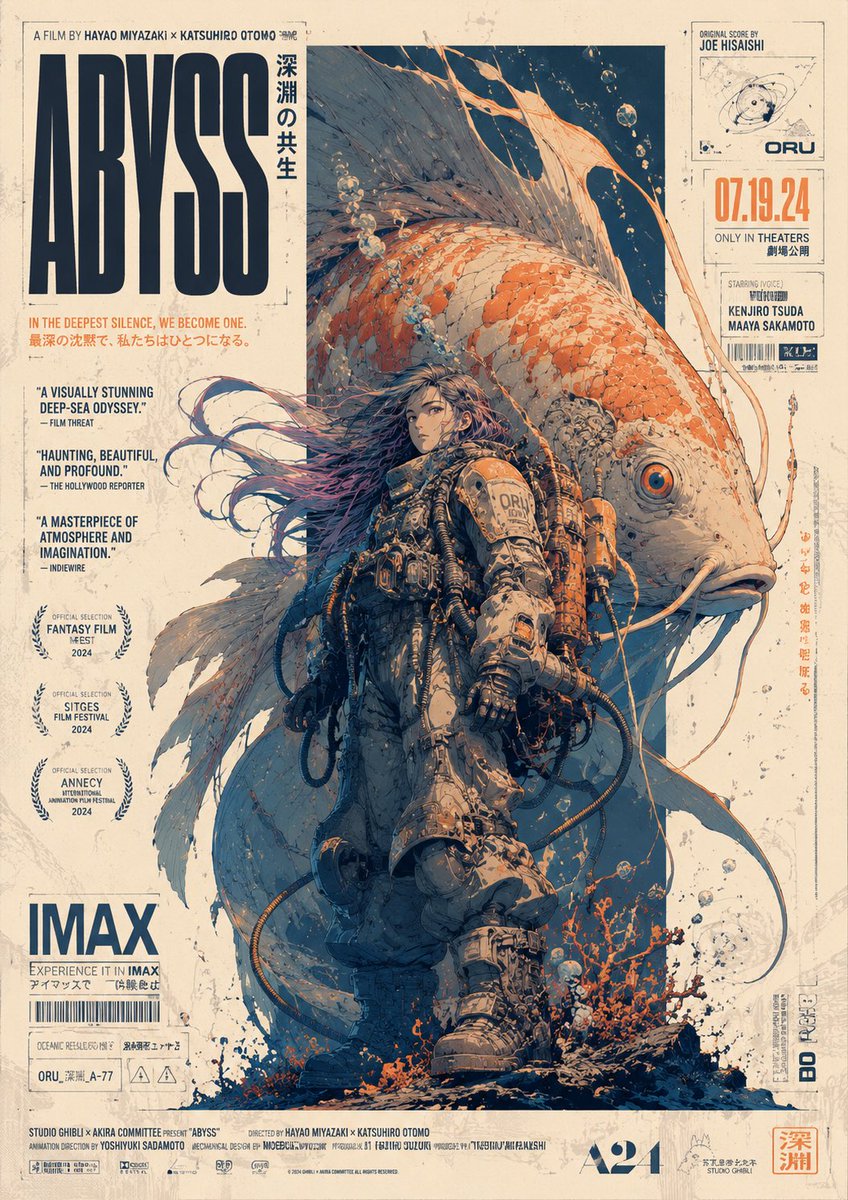 Deep Sea Anime Poster — GPT Image 2 image prompt example