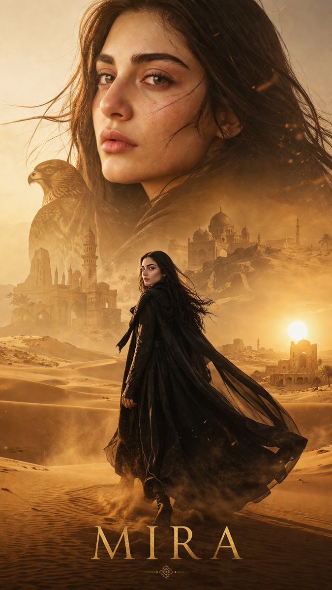 Desert Cinematic Character Poster — GPT Image 2 image prompt example