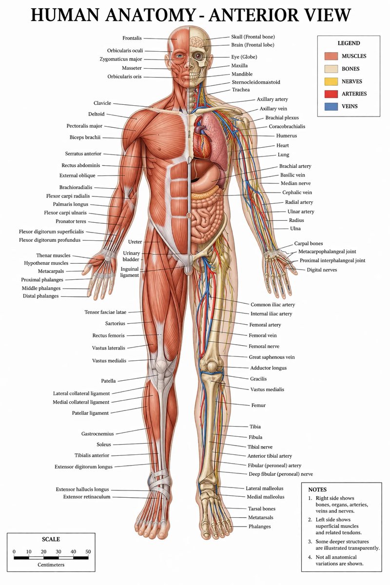 Detailed Medical Anatomy Infographic — GPT Image 2 image prompt example