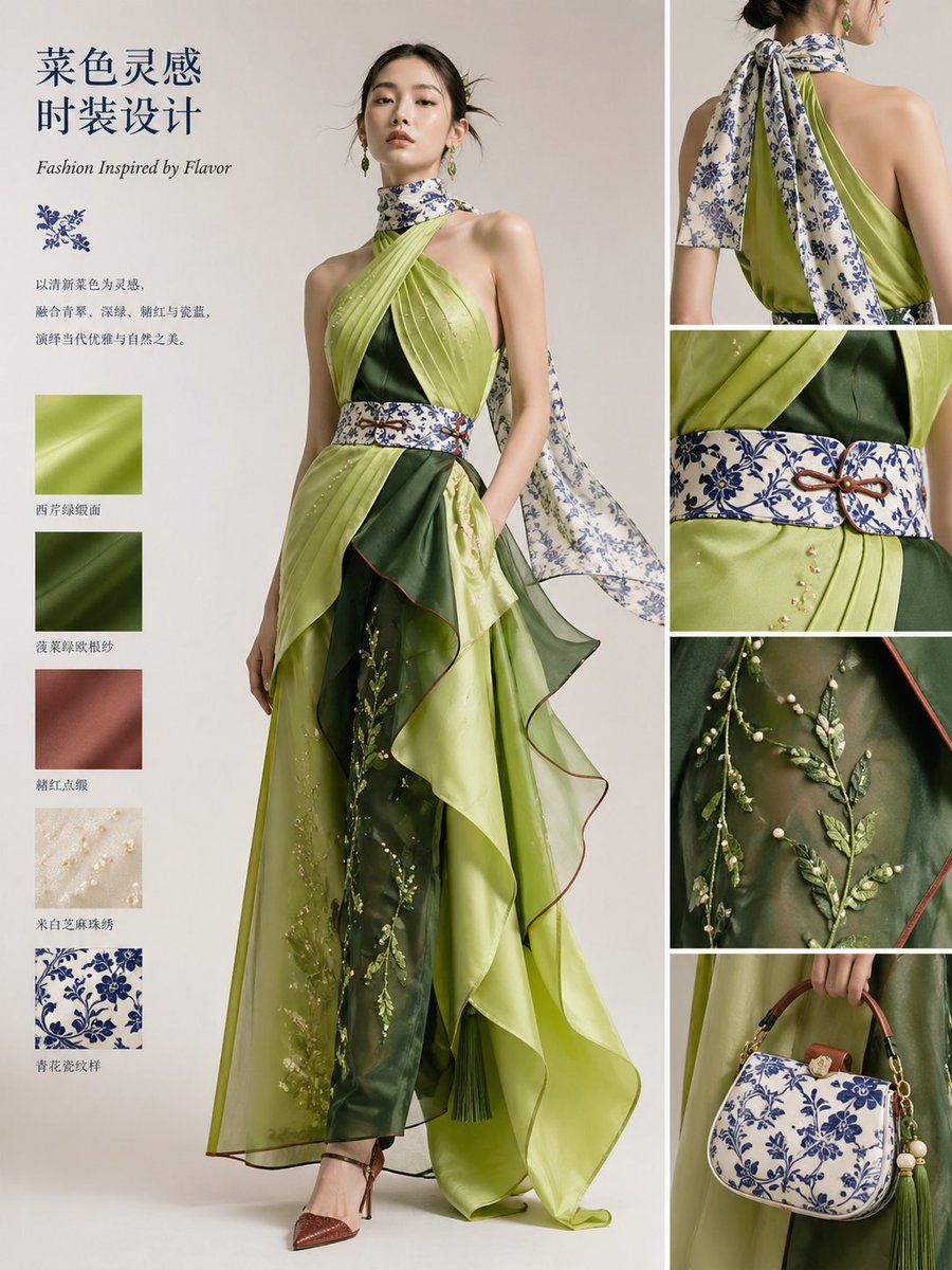 Dish To Couture Fashion Board — GPT Image 2 image prompt example