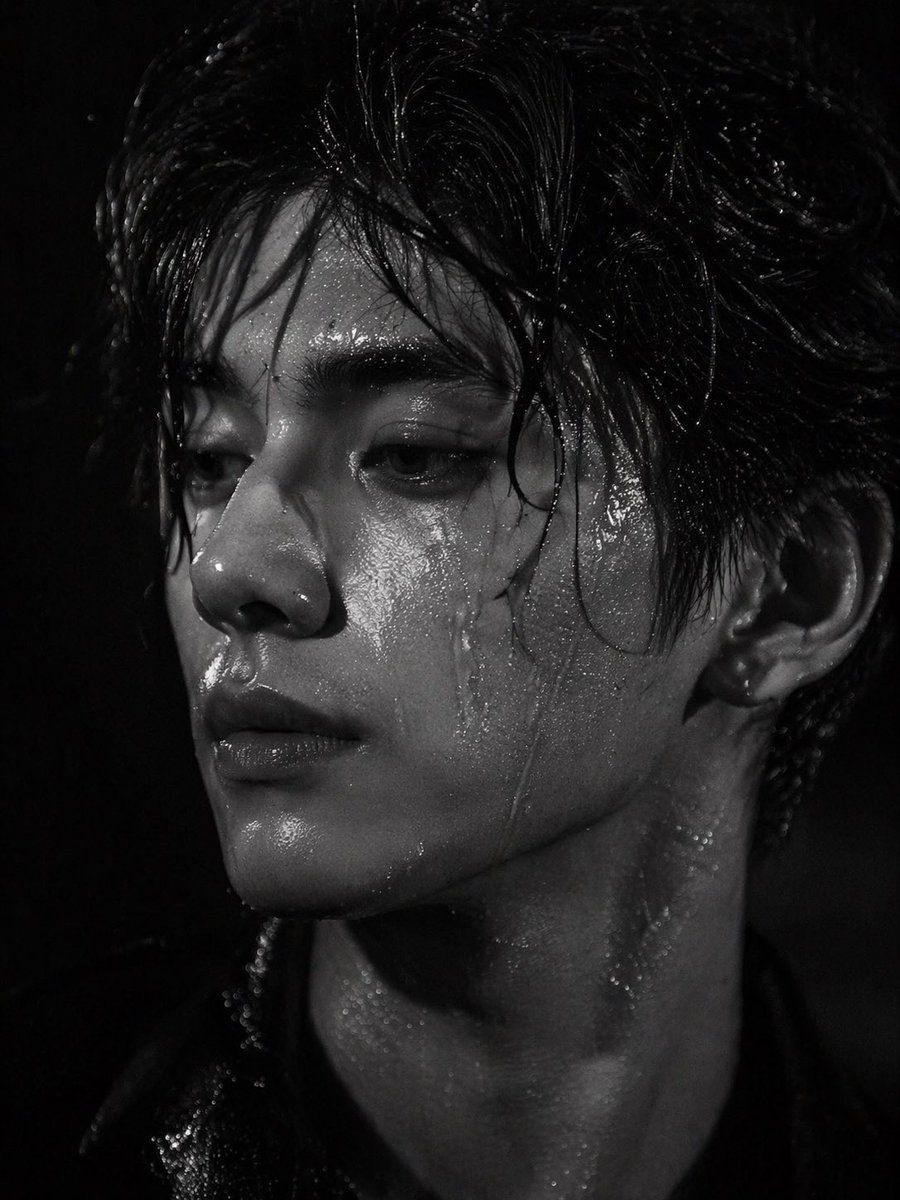 Dramatic Wet Portrait Photography — GPT Image 2 image prompt example
