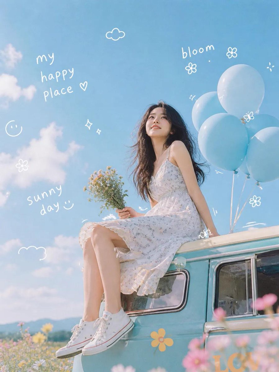 Dreamy Van Rooftop Portrait — GPT Image 2 image prompt example