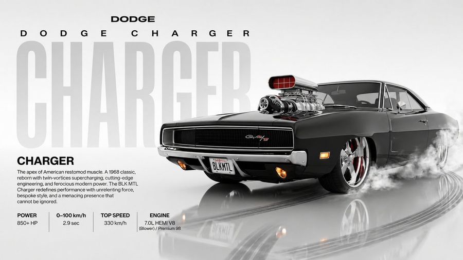 Dynamic Automotive Poster Reconstruction — GPT Image 2 image prompt example