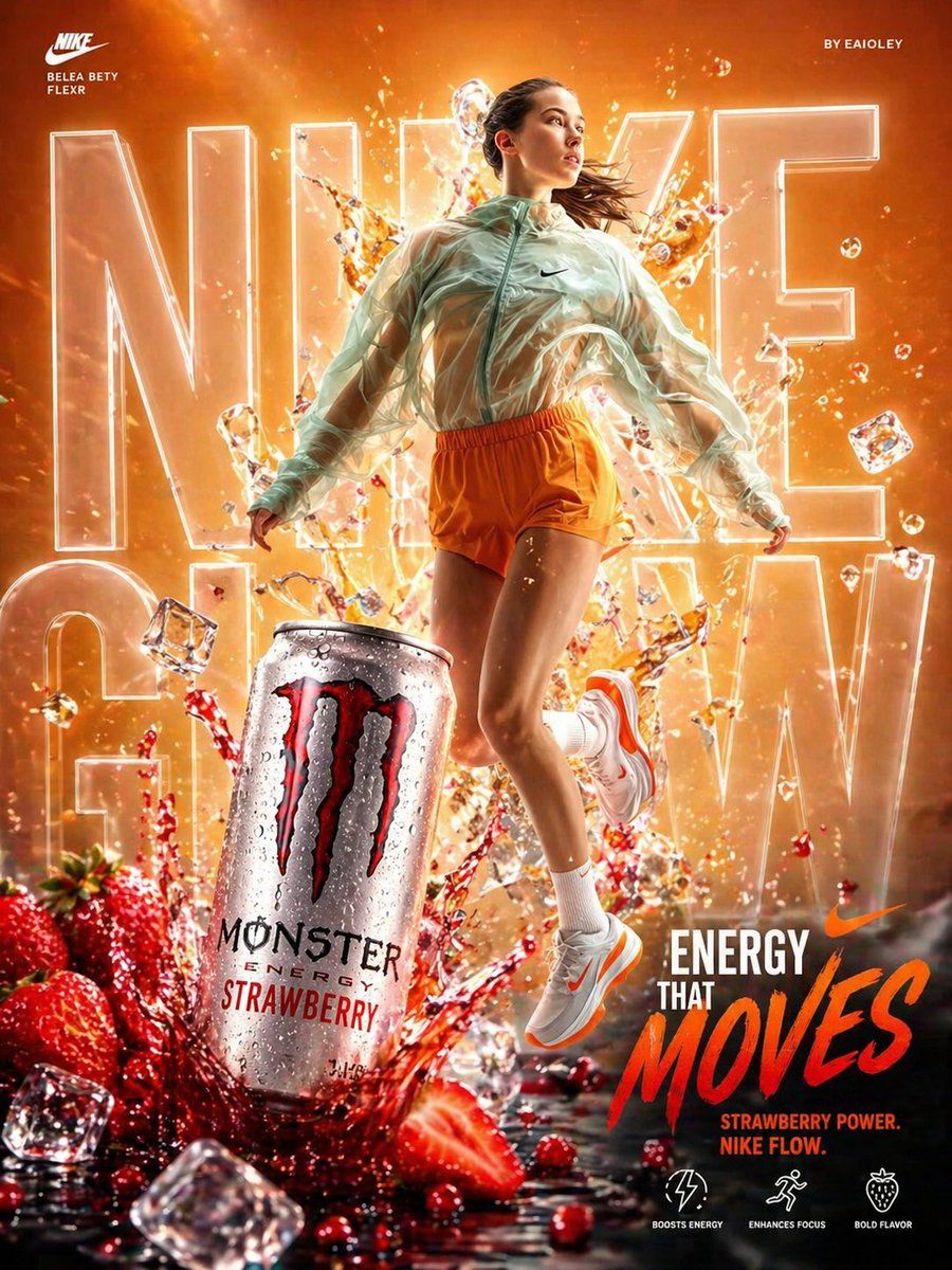 Dynamic Energy Drink Advertisement — GPT Image 2 image prompt example