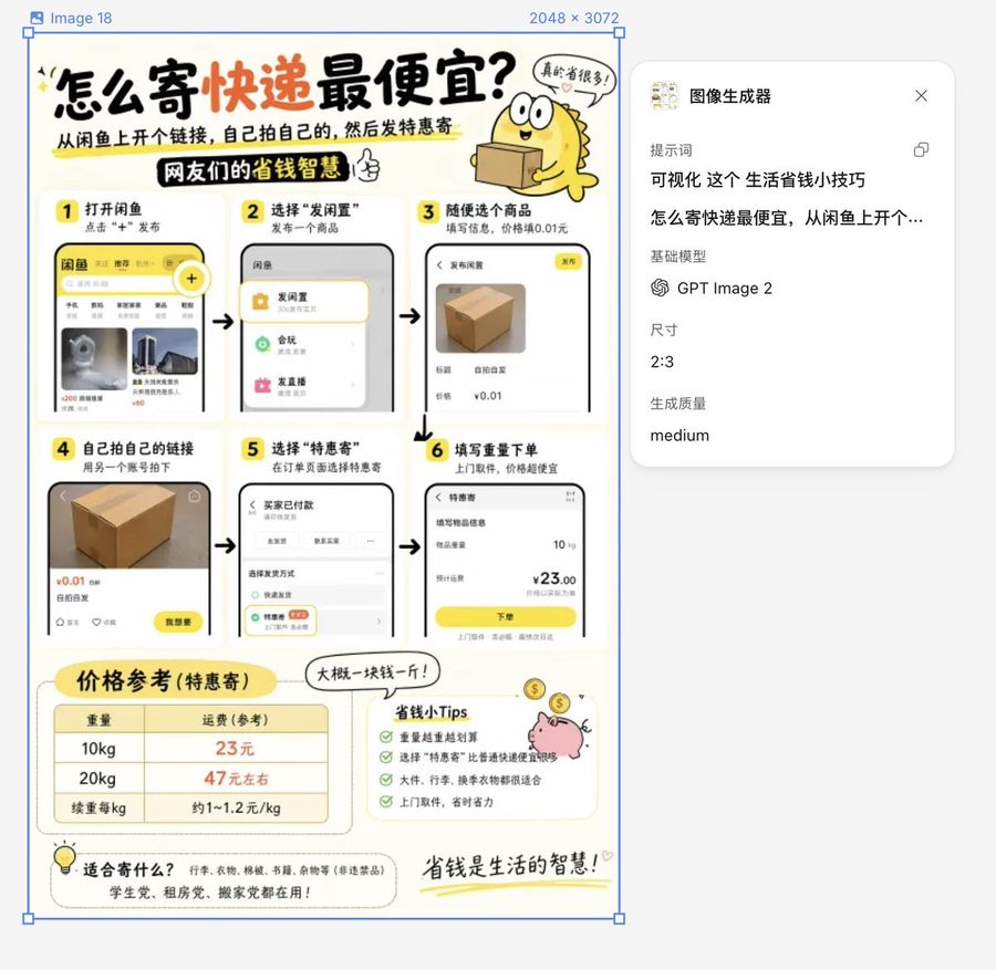 Ecommerce Shipping Hack Infographic — GPT Image 2 image prompt example
