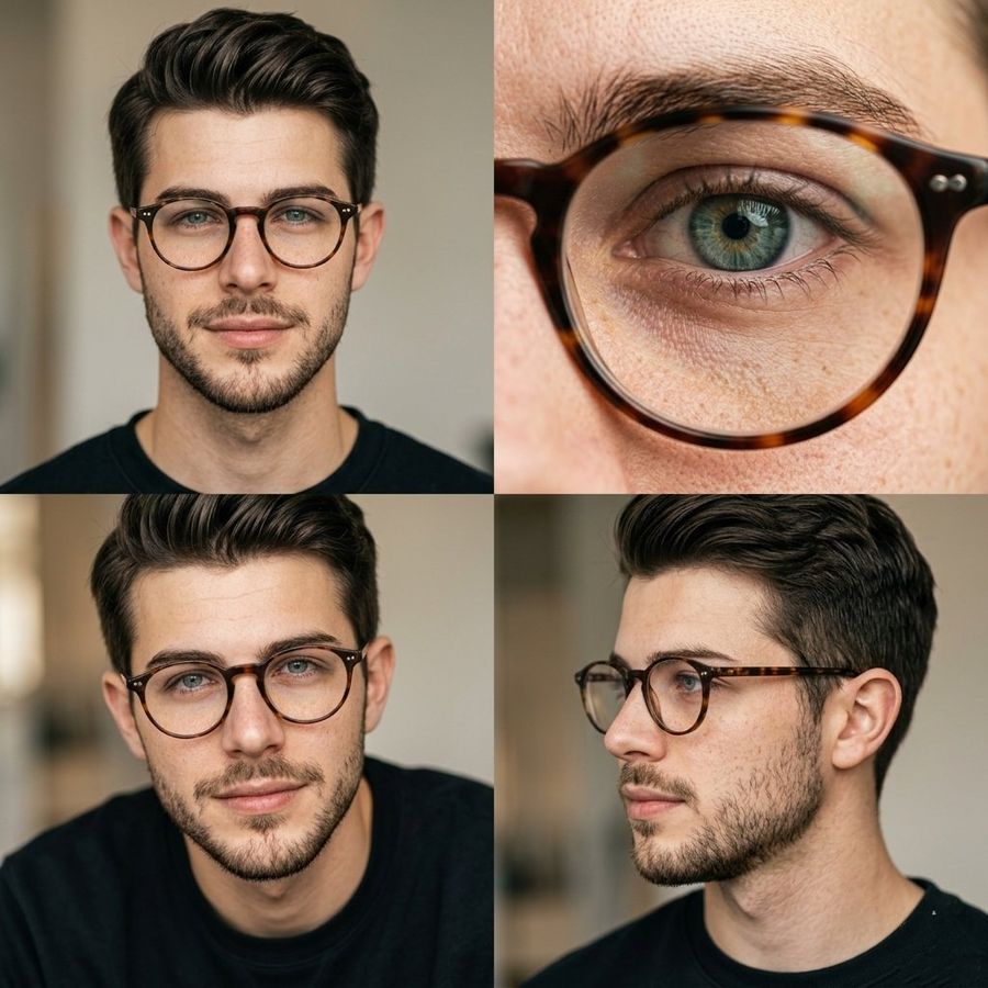 Editorial Portrait Photography Grid — GPT Image 2 image prompt example