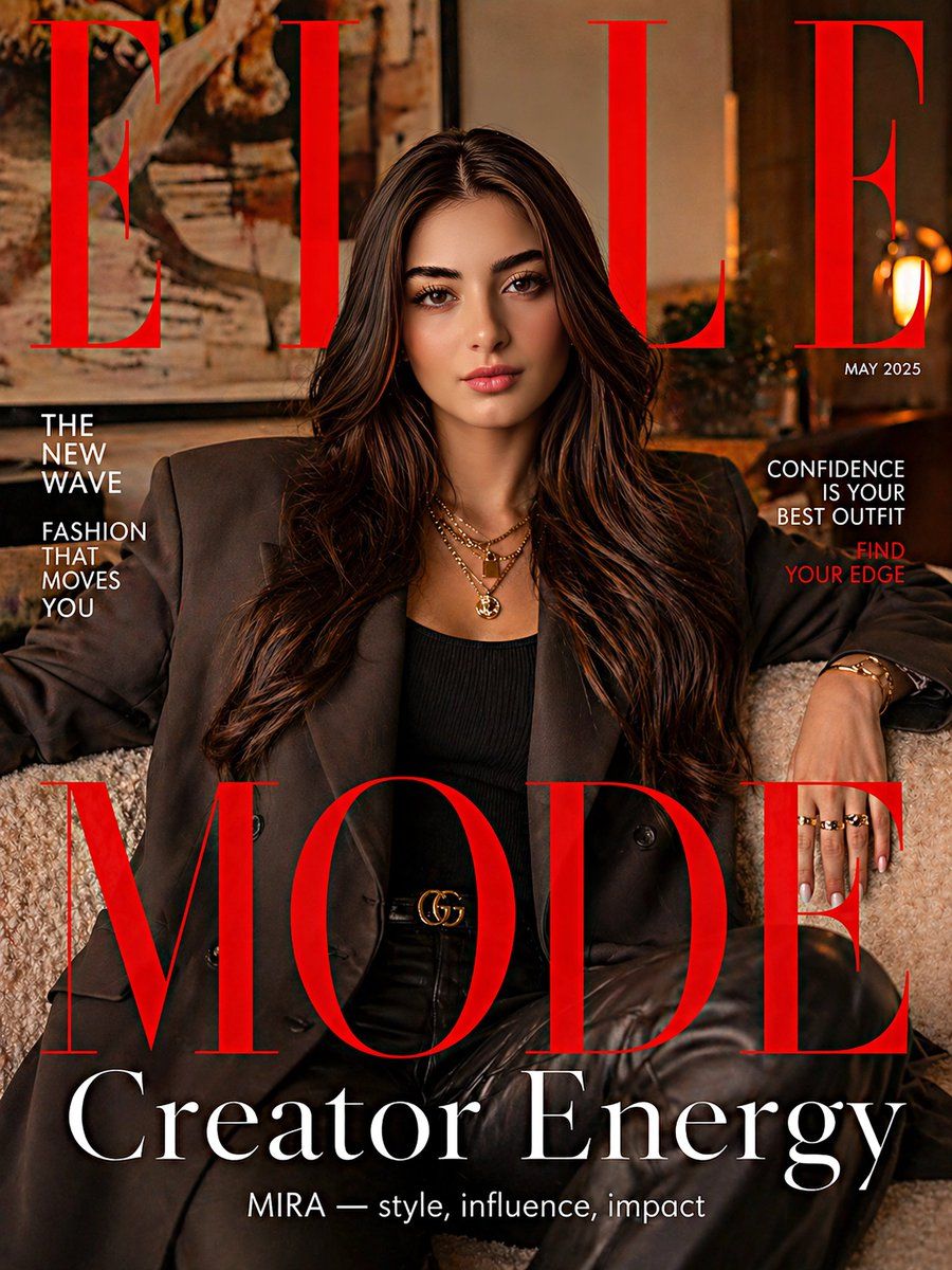 Elle Magazine Cover Style — GPT Image 2 image prompt example
