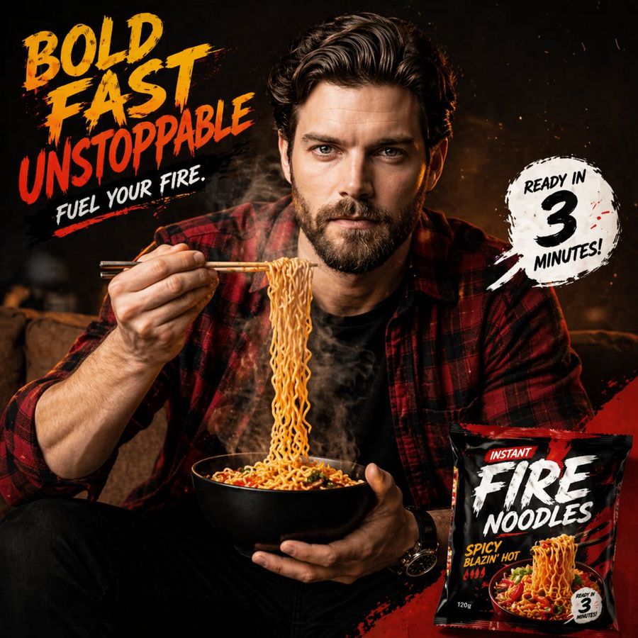 Energetic Food Advertisement — GPT Image 2 image prompt example