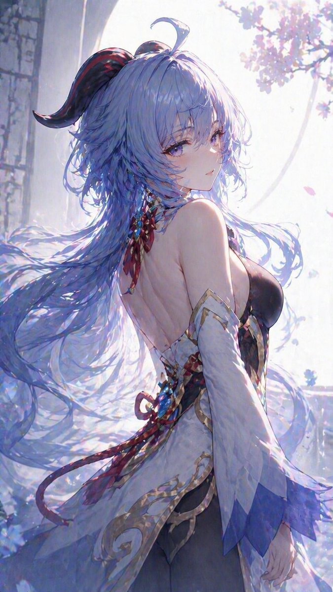 Ethereal Blue Haired Fantasy Portrait — GPT Image 2 image prompt example