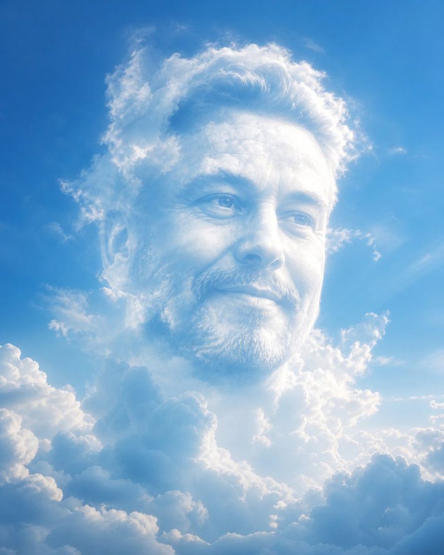 Ethereal Cloud Face Transformation by @xRahultripathi — GPT Image 2 image prompt example