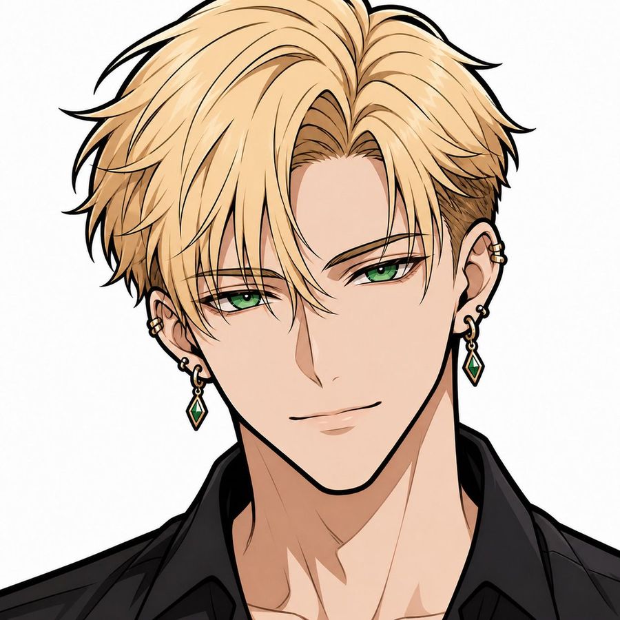 Faceless Blond Anime Avatar — GPT Image 2 image prompt example