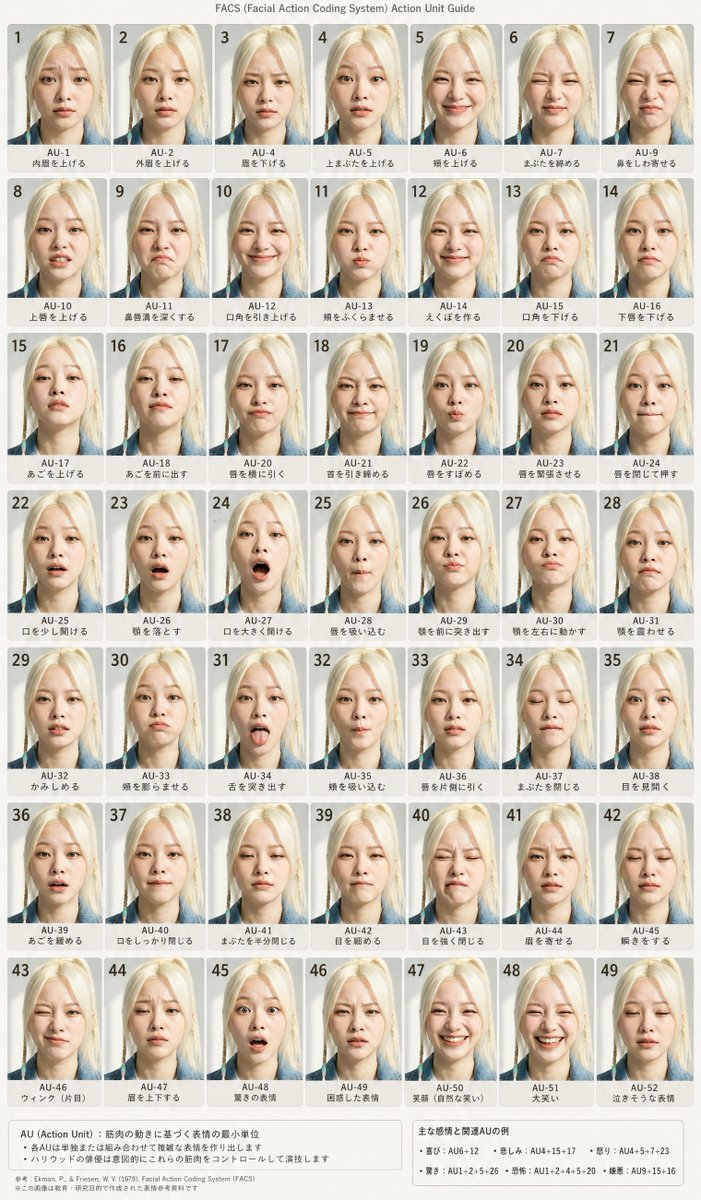 Facs Facial Expression Chart — GPT Image 2 image prompt example