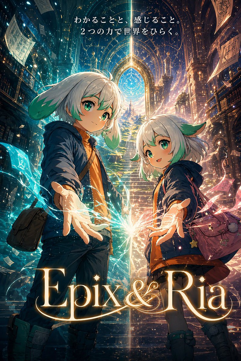 Fantasy Library Poster For Epix  Ria — GPT Image 2 image prompt example