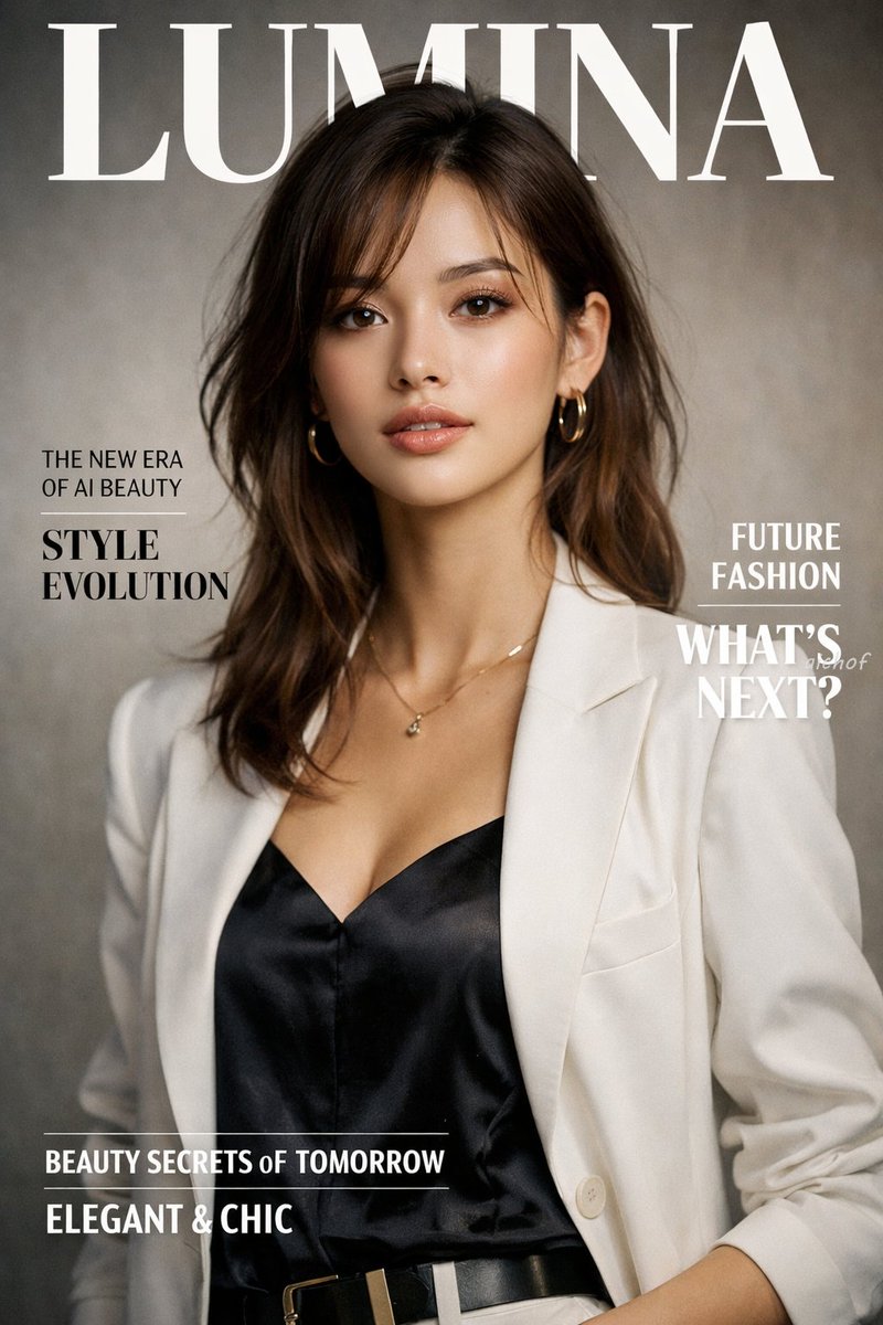 Fashion Magazine Cover Portrait — GPT Image 2 image prompt example