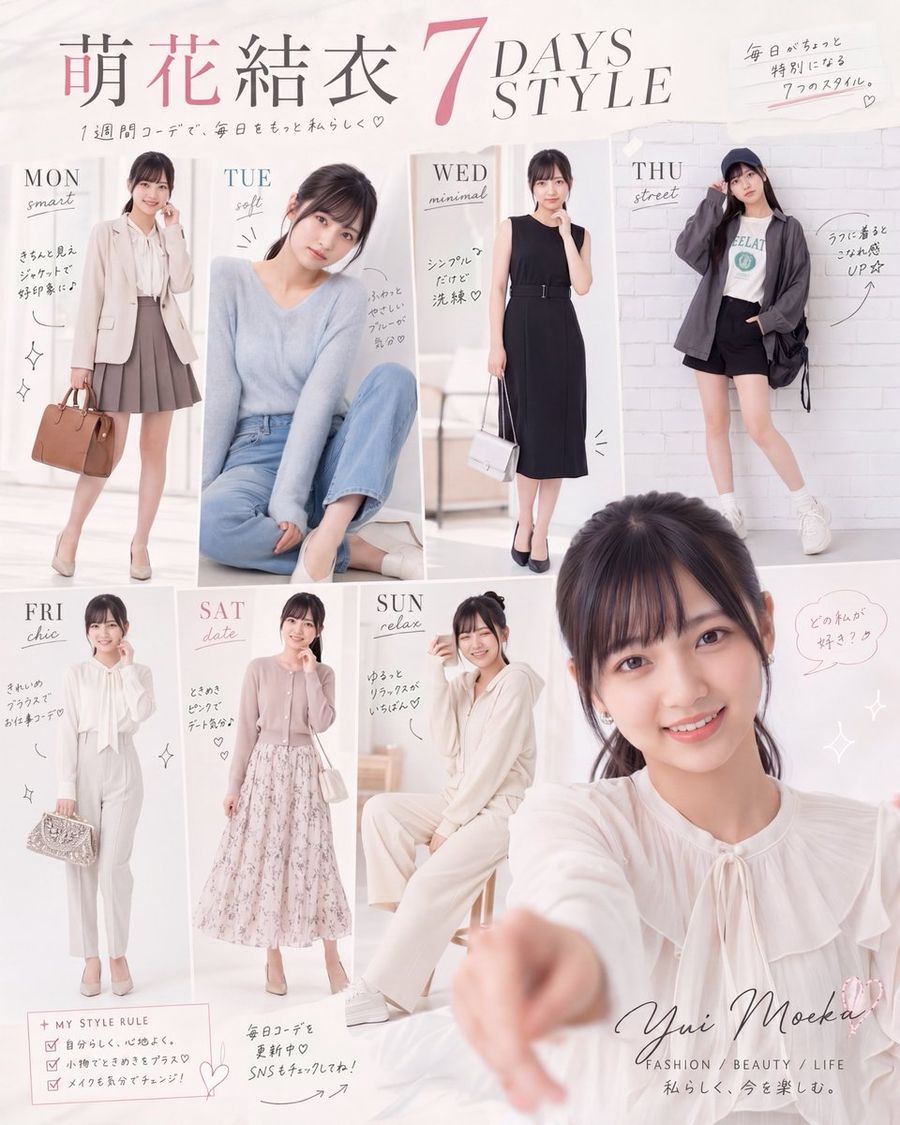 Fashion Magazine Style Idol Outfit Post — GPT Image 2 image prompt example