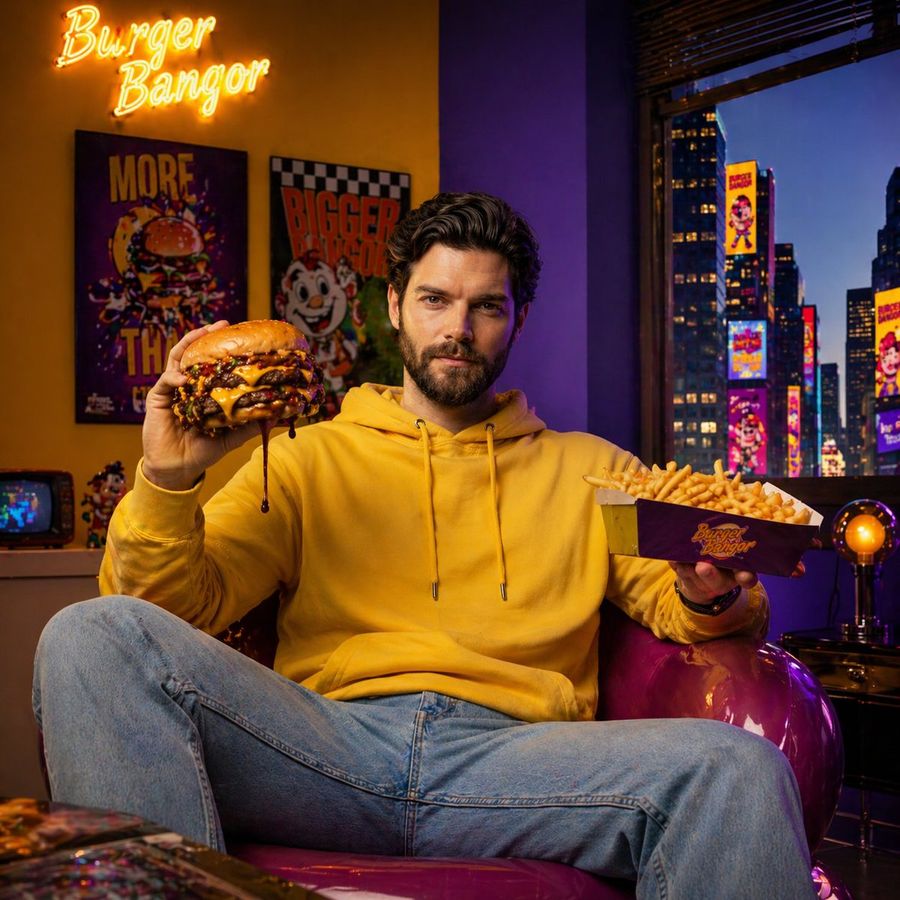 Fast Food Lifestyle Commercial — GPT Image 2 image prompt example