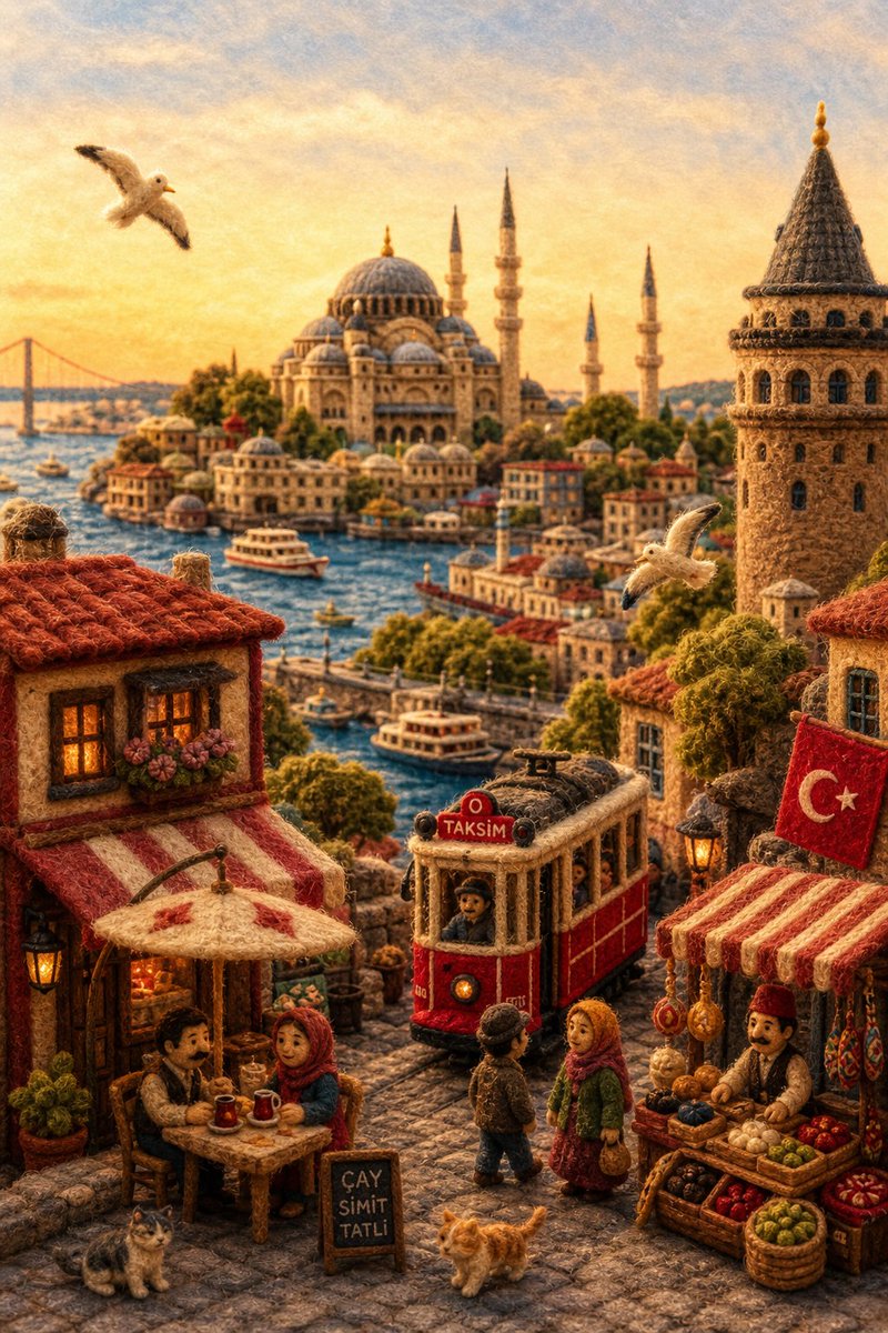 Felt Diorama Miniature World — GPT Image 2 image prompt example