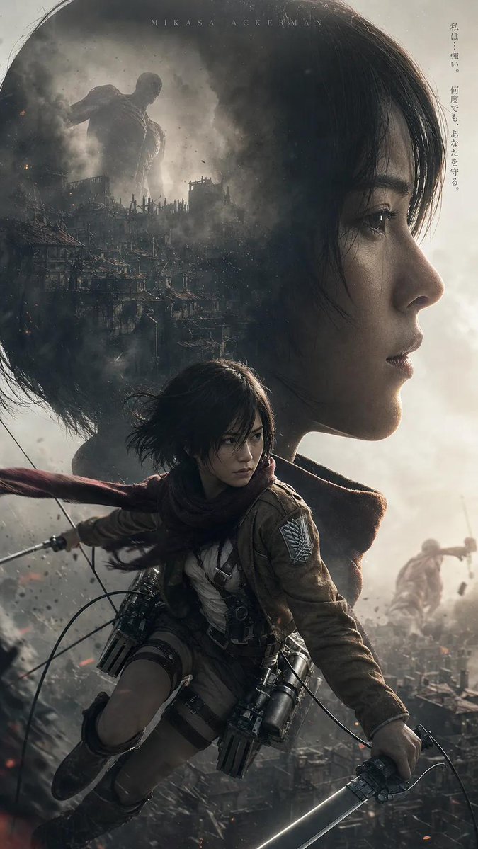 Female Warrior Anime Poster — GPT Image 2 image prompt example