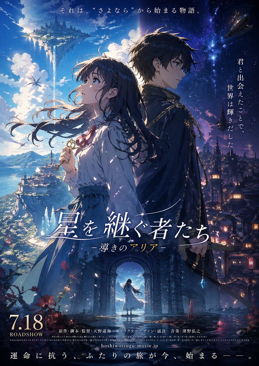 Fictional Anime Movie Poster Generation — GPT Image 2 image prompt example
