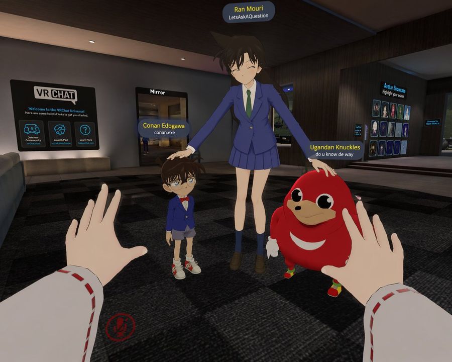 First Person Vrchat Meme Crossover Screenshot — GPT Image 2 image prompt example