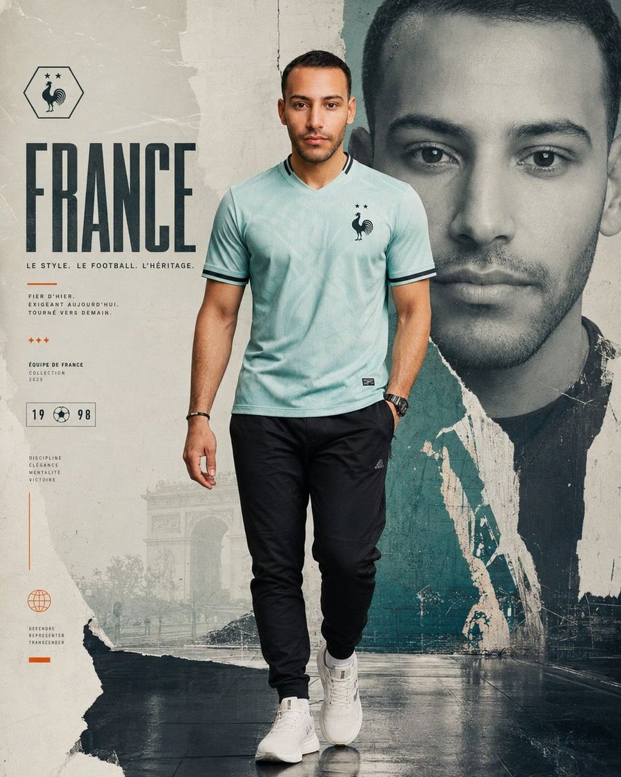 Football Fashion Editorial Poster — GPT Image 2 image prompt example