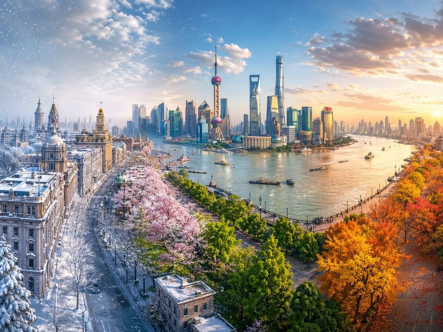 Four Seasons Panorama — GPT Image 2 image prompt example