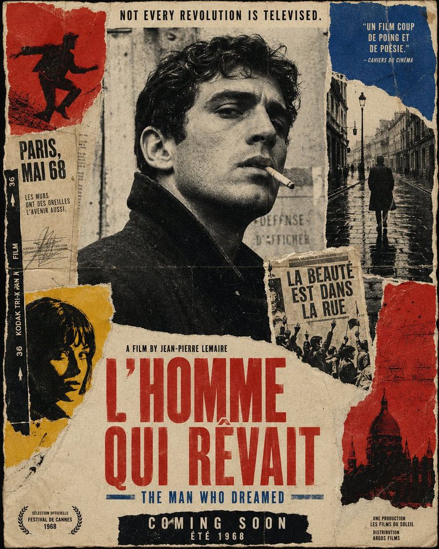 French New Wave Protest Film Poster — GPT Image 2 image prompt example