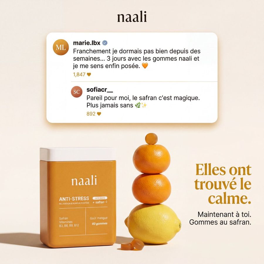 French Saffron Gummies Ad — GPT Image 2 image prompt example