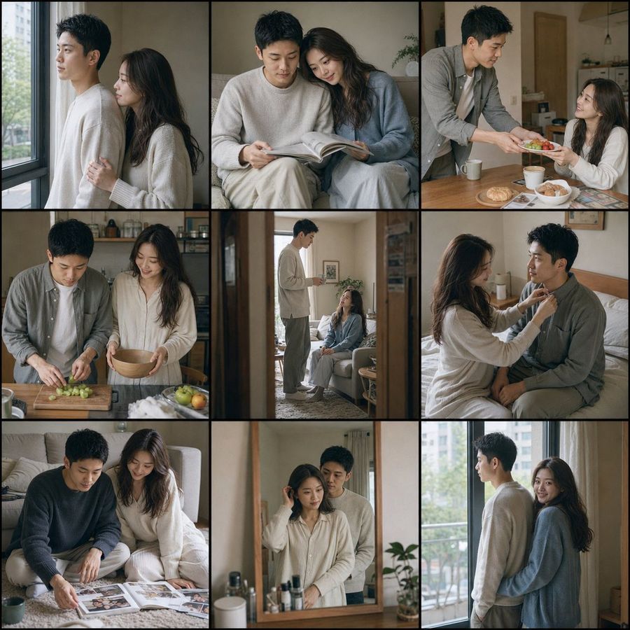Fujifilm Style Home Couple Portraits — GPT Image 2 image prompt example