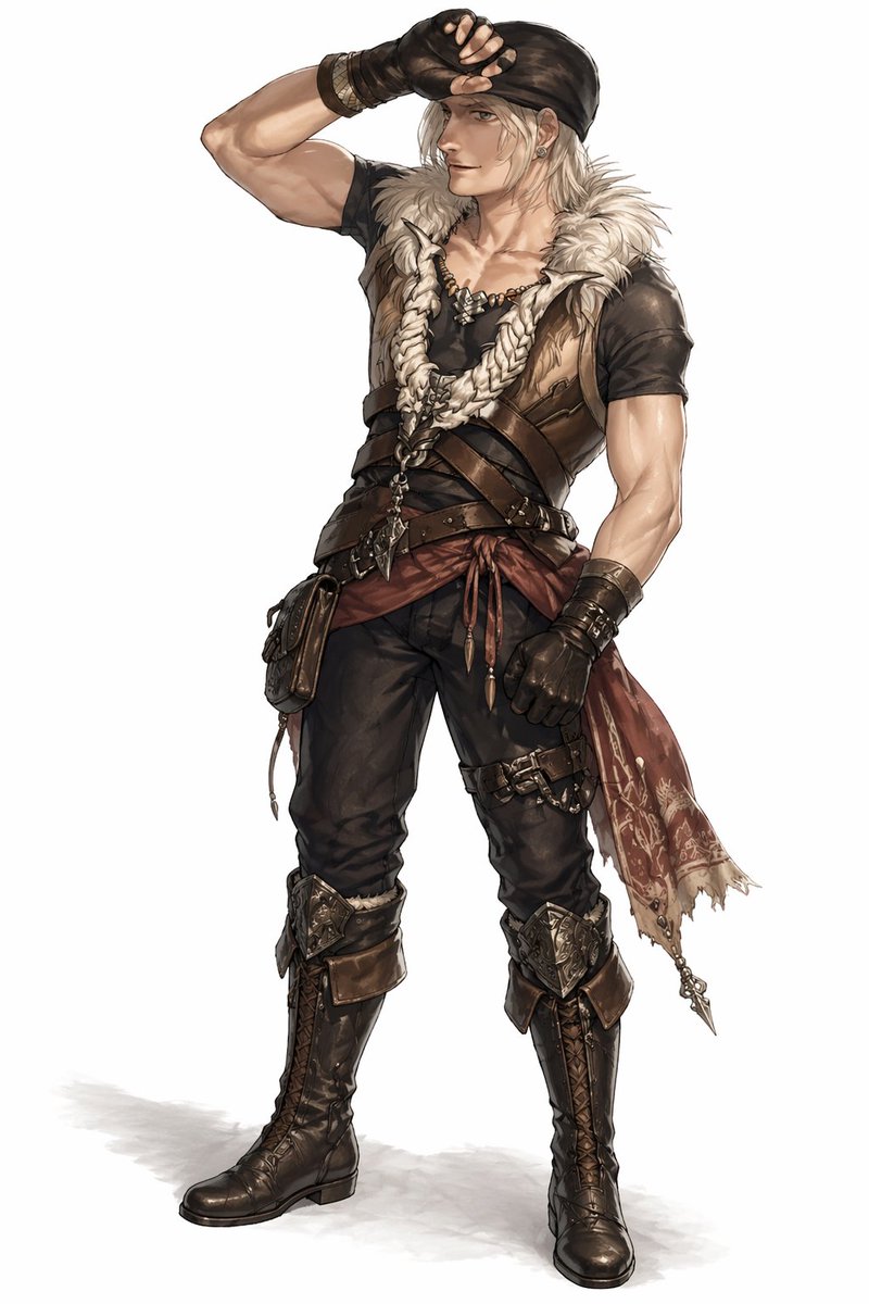 Full Body Fantasy Adventurer Male — GPT Image 2 image prompt example