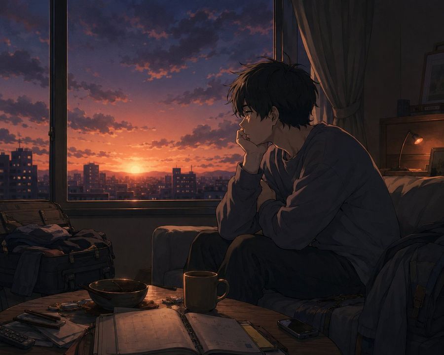 Golden Week Ending Anime — GPT Image 2 image prompt example