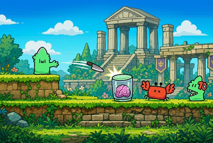 Graffiti Pixel Platformer — GPT Image 2 image prompt example
