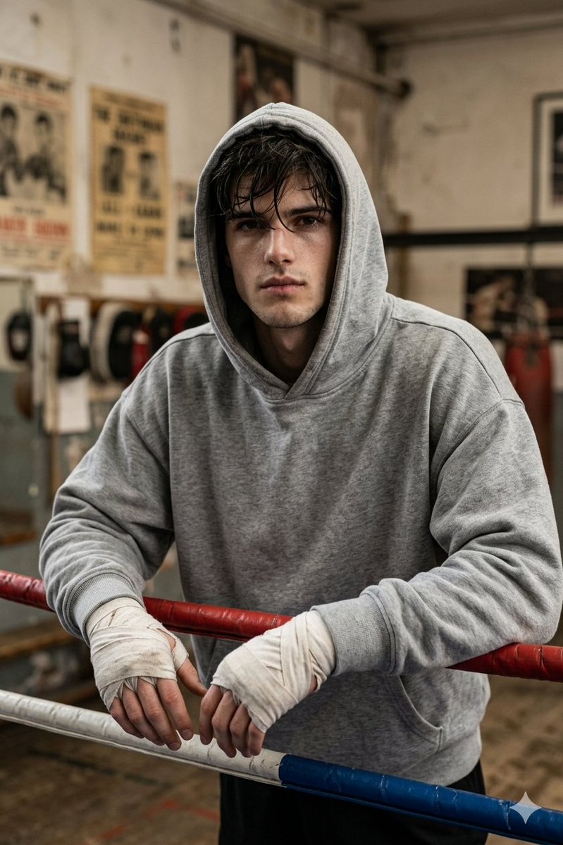 Gritty Boxer In Vintage Gym — GPT Image 2 image prompt example