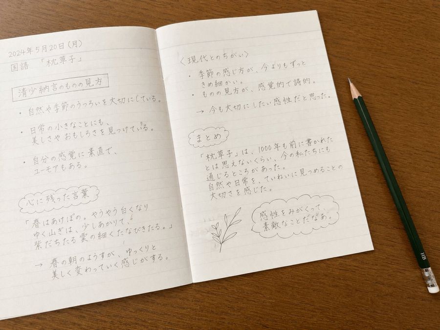 Handwritten Japanese Study Notes — GPT Image 2 image prompt example