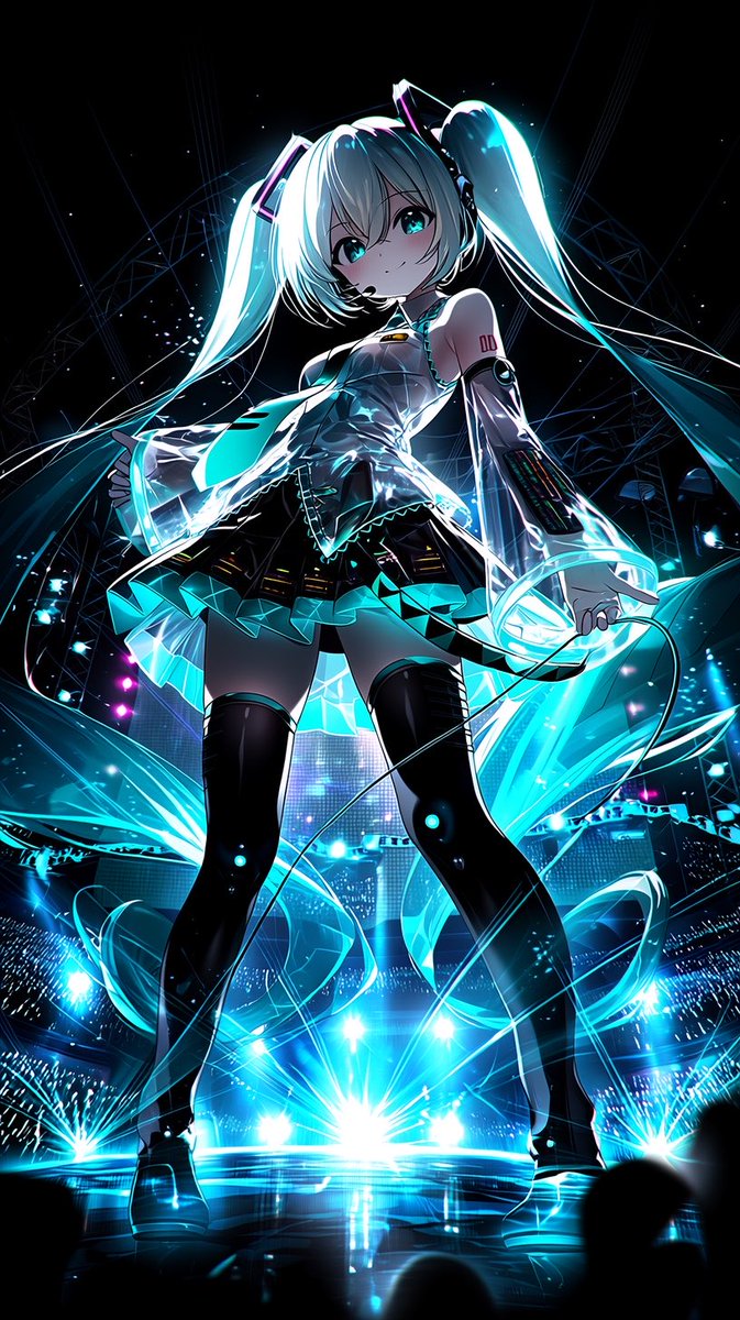 Hatsune Miku Concert Art — GPT Image 2 image prompt example