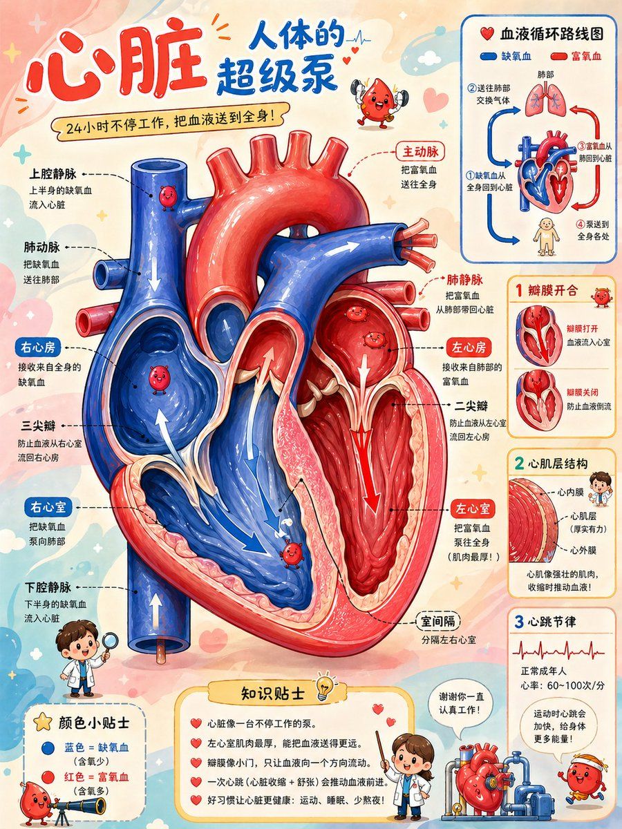 Heart Cutaway Infographic — GPT Image 2 image prompt example