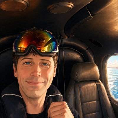Helicopter Selfie Sunset — GPT Image 2 image prompt example