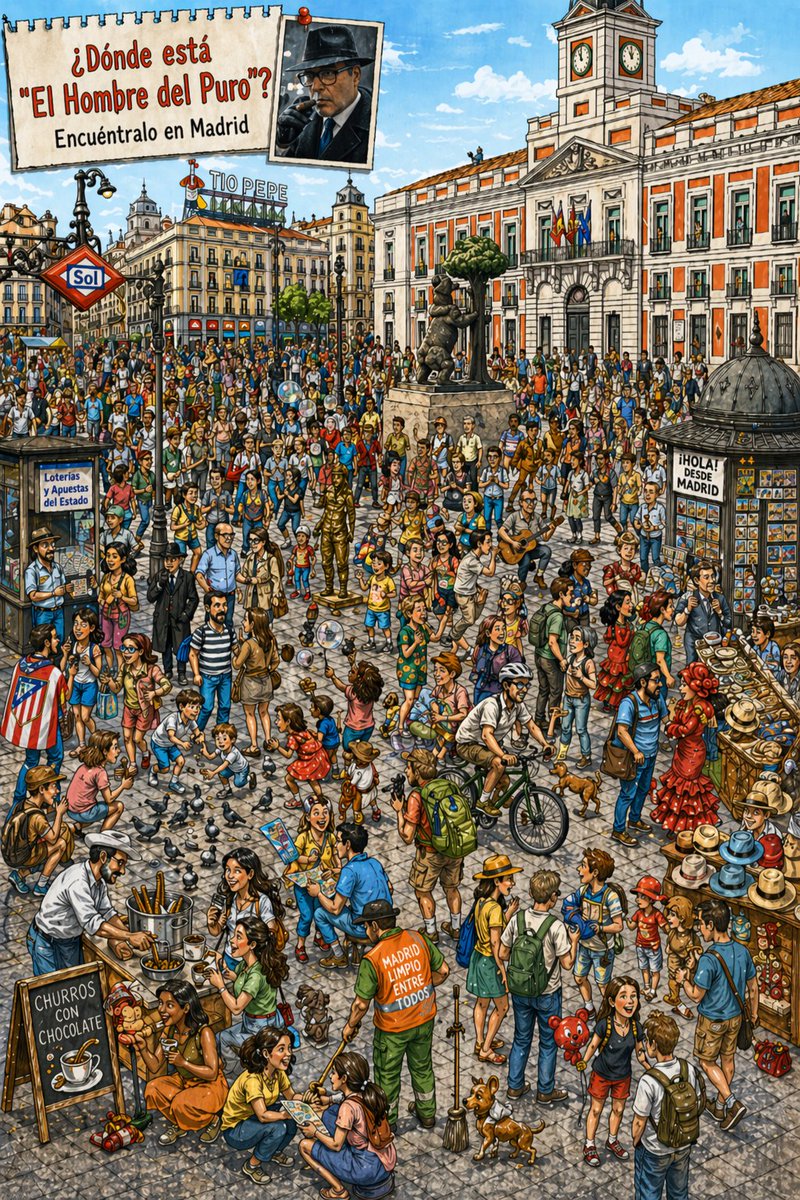 Hidden Object Madrid Plaza Puzzle — GPT Image 2 image prompt example