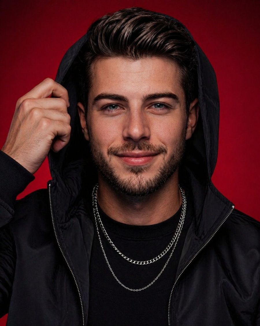 High End Studio Male Portrait — GPT Image 2 image prompt example