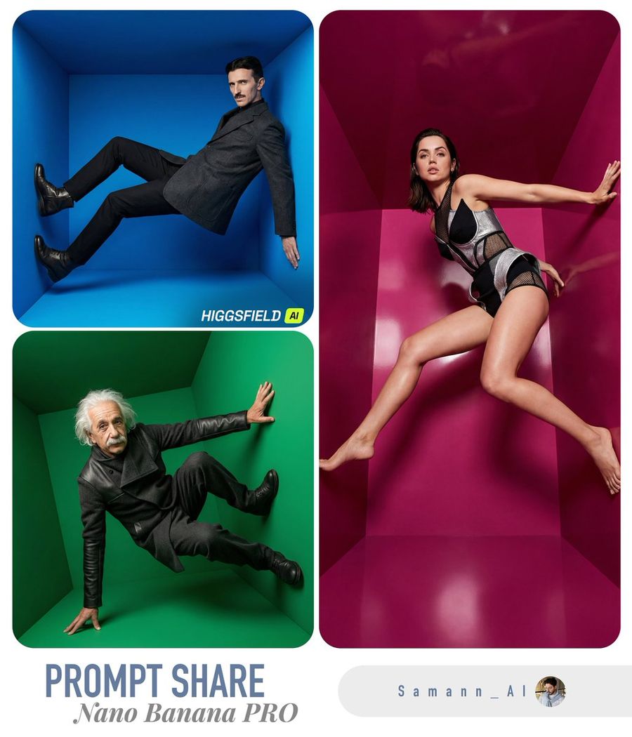 High Fashion Color Box Editorial — GPT Image 2 image prompt example