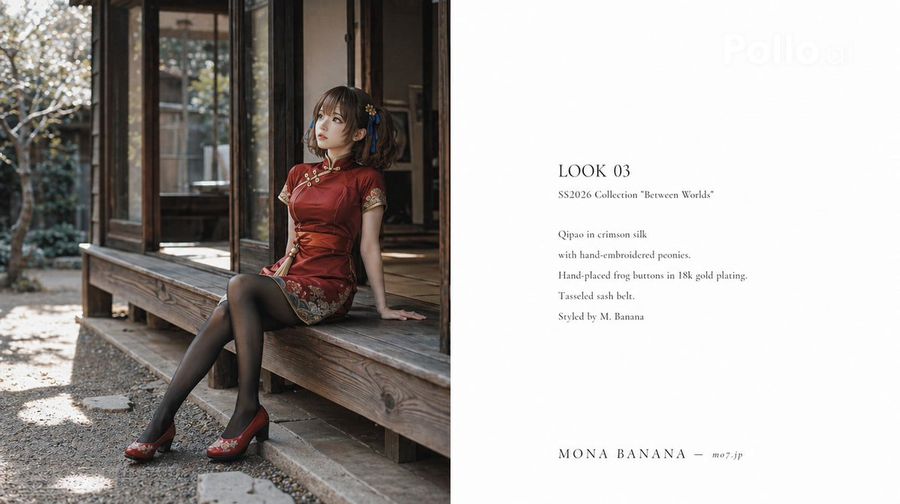 High Fashion Lookbook Spread — GPT Image 2 image prompt example