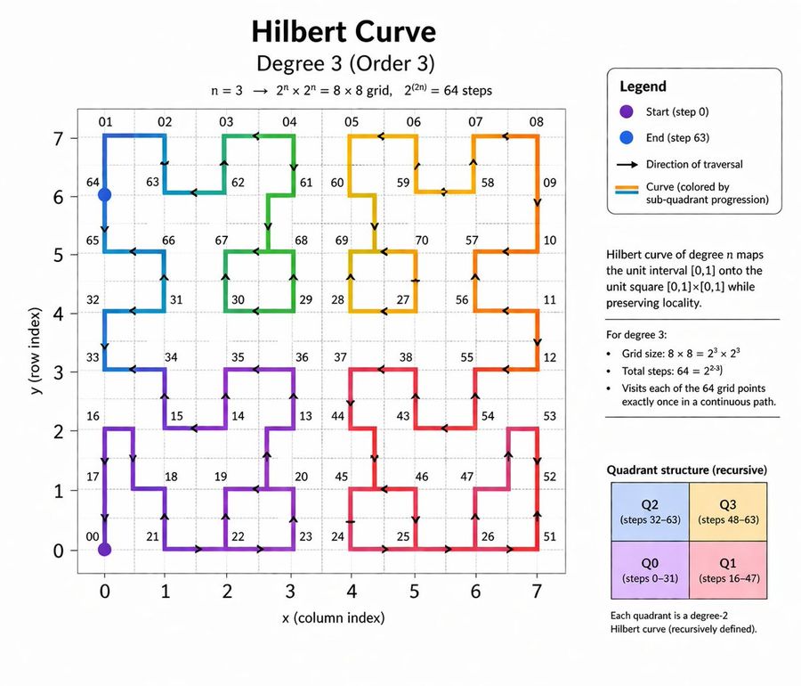 Hilbert Curve Infographic — GPT Image 2 image prompt example