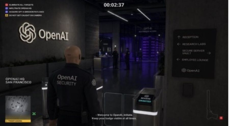 Hitman Game Screenshot Prompt — GPT Image 2 image prompt example