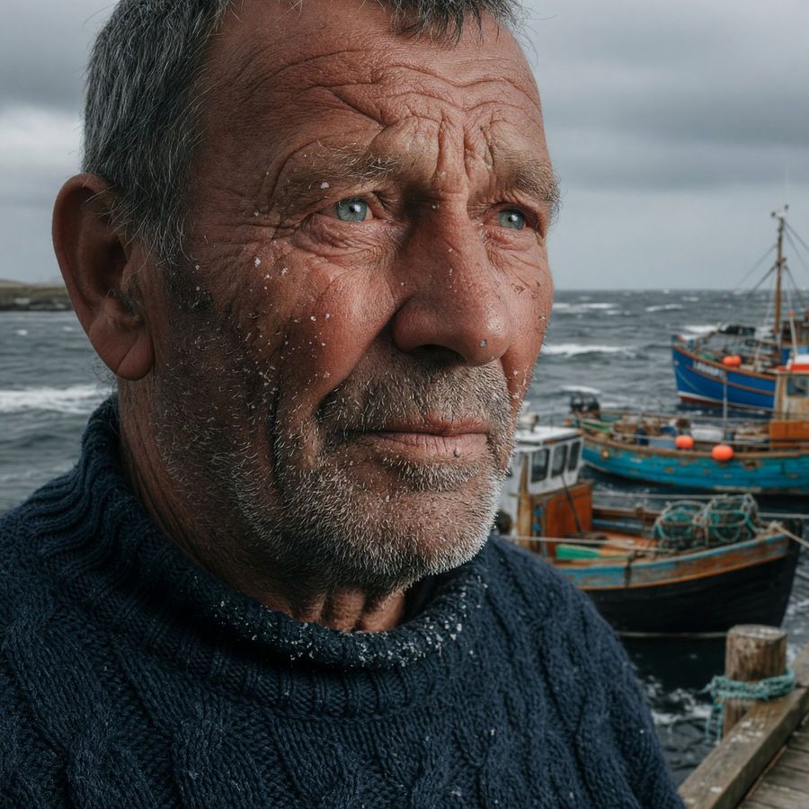 Icelandic Fisherman Portrait — GPT Image 2 image prompt example